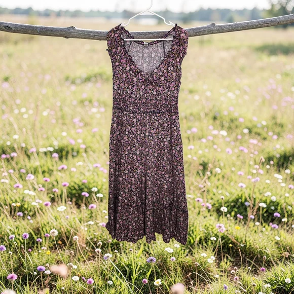 Old Navy Floral Maxi Dress With Pockets - Picture 1 of 8